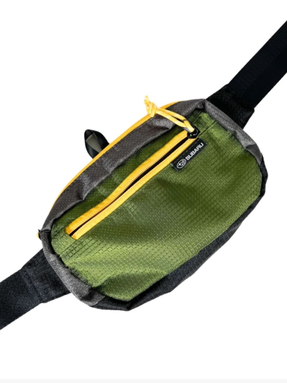 Subaru Green Black Yellow Colorblock Outdoor Gear Ripstop Fanny Pack